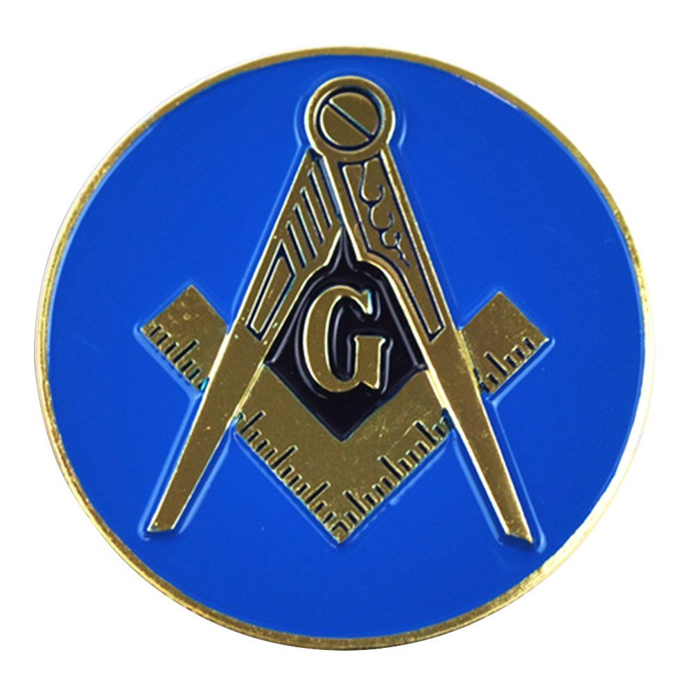 Masonic Round Car Badges