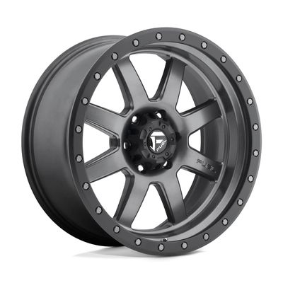 Fuel 1PC D552 TROPHY 20x9, Bolt Pattern: 6x135/, Offset: 1, MATTE GUN METAL BLACK BEAD RING, set of 1