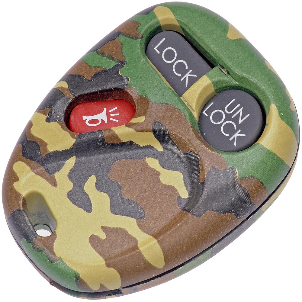 Dorman 13622GNC Keyless Entry Transmitter Cover Compatible with Select Cadillac / Chevrolet / GMC Models, Green Woodland Camouflage