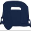 Seat Covers Unlimited Dash Cover Mat Pad Pontiac Vibe, 2003-2008, Navy view 1