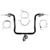 Hill County Customs 1 1/4" Black 16" Ape Hangers Kit for 2007 Harley Ultra Classic - CP-HC-BB16GB-UC07-RCCB view 1