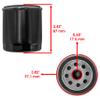 Caltric Oil Filter Compatible with Harley Davidson Fxrdg Disc Glide Flht Flh-T Electra Glide Standard view 2