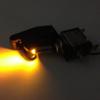 ILLUMINATED TOGGLE SWITCH ON/OFF 25 AMP 12VDC COLOR WITH POSITION COVER (LED AMBER, PURPLE COVER) view 1