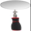 Performance Tool 3-1/2" Jumbo Inspection Mirror - W9141 view 4