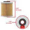 Caltric Oil Filter Compatible with Ktm 525 Sx Exc Racing Mxc Xc Xc-W 2003 2004 2005 2006 2007 2008 2009 view 2