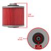Caltric 2 Pack Oil Filter Compatible with Mz Mastiff 660 Baghira 660 1998-2000 view 2