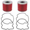 Caltric 2-Pack Oil Filter Compatible with Suzuki Gs 550 Gs550 Gs-550 1977-1980 1983-1986 view 1