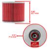 Caltric 2-Pack Oil Filter Compatible with Suzuki Gs 550 Gs550 Gs-550 1977-1980 1983-1986 view 2