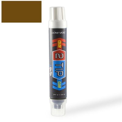 ColorRite 2Tip for Jeep Wrangler Automotive Touch-up Paint - Dark Saddle (Interior) T9 - Color-and-Clearcoat Package