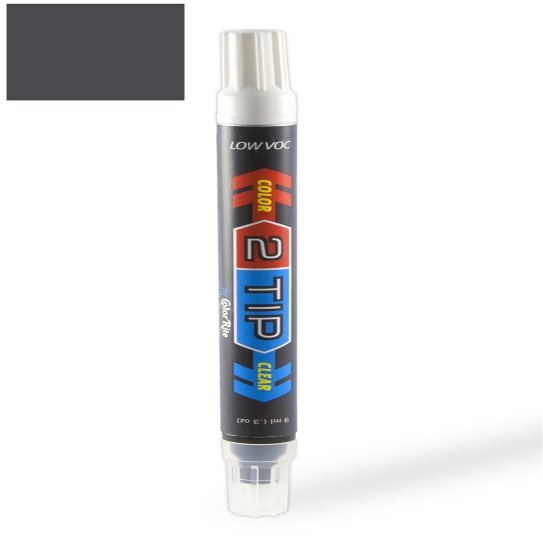 ColorRite 2Tip for Chevrolet Suburban Automotive Touch-up Paint - Stealth Grey Metallic Clearcoat 46/WA928L - Value Package