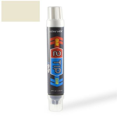 ColorRite 2Tip for Lincoln Navigator Automotive Touch-up Paint - White Suede Clearcoat WS - Color-and-Clearcoat Package