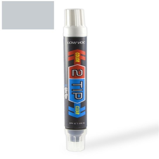 ColorRite 2Tip for Pontiac All Automotive Touch-up Paint - Silver Metallic Clearcoat 13S/WA9534 - Value Package