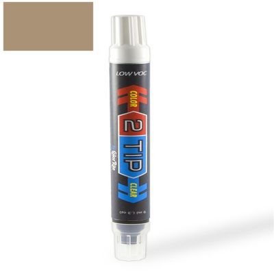 ColorRite 2Tip for Mitsubishi Montero Automotive Touch-up Paint - San Jose Brown Metallic Clearcoat C41 - Color-and-Clearcoat Package