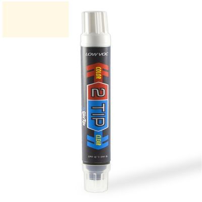 ColorRite 2Tip for Ford Truck Automotive Touch-up Paint - White Clearcoat 9K/6029 - Color-and-Clearcoat Package