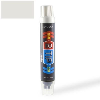 ColorRite 2Tip for Porsche 911 Automotive Touch-up Paint - Arctic Silver Metallic Clearcoat 92U/X1 - Color-and-Clearcoat Package