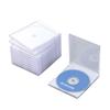 ELECOM Standard Media Container for CD/DVD Break-Resistant, 1Disk, 10Packs /White/CCD-JSCN10WH view 1