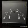 Doberman Pinscher AMIART Vinyl Dog Window Decal Sticker Car Truck Window Laptop - I Love My Dobie Dog - 5.5" x 4.8" inches Each - for Car Truck Window - Left and Right Vinyl Doberman Dog Decal view 3