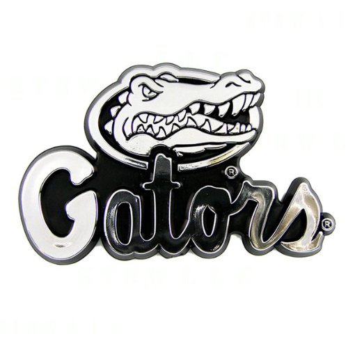 Officially Licensed 3D Plastic Chrome Emblem for fans of Florida Gators
