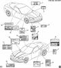 Genuine GM OEM - Engine Oil & Air Conditioning Refrigerant Warning Label R-134a view 2