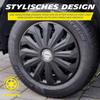 MICHELIN 92010 Wheel Trim Fabienne with Reflector System N.V.S., Set of 4, 38.10 cm, 15 inches, Black view 2