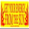 Peace Resource Project Get Your Energy from The Sun - Solar Energy Magnetic Magnetic Bumper Sticker/Decal Magnet (9" x3") view 1