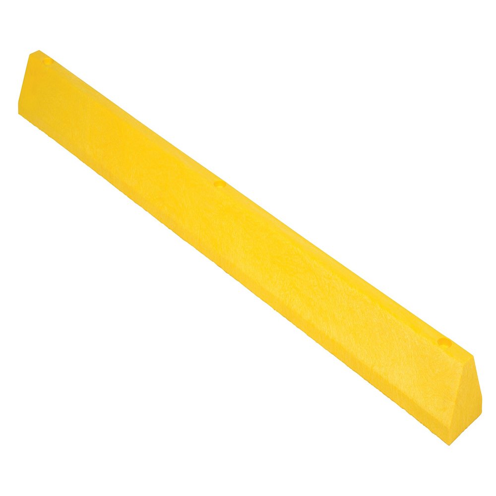 72" Recycled Plastic Car Stop Yl.