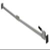 88-116" 2 Piece Steel Cargo Bar view 1