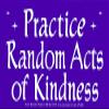 Peace Resource Project Practice Random Acts of Kindness Magnetic Bumper Sticker/Decal Magnet (6.25" X 3") view 1