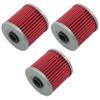 Caltric 3 Pack Oil Filter Compatible with Kawasaki 650 Klx650C Klx-650C Klx650R 1993-2001 view 1