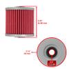 Caltric 3 Pack Oil Filter Compatible with Kawasaki 650 Klx650C Klx-650C Klx650R 1993-2001 view 2