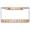 Tennessee Volunteers Domed Metal License Plate Frame view 1