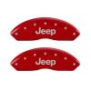 MGP Caliper Covers 42007SJPLRD Caliper Cover with Red Powder Coat Finish, (Set of 4) view 1