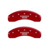 MGP Caliper Covers 42007SJPLRD Caliper Cover with Red Powder Coat Finish, (Set of 4) view 2