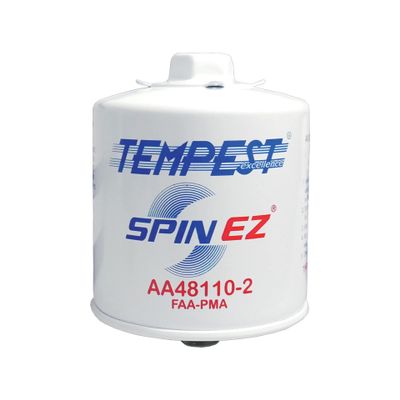 Tempest AA48110-2- 6 Pack Aviation Spin-On Oil Filter FAA8130-3 Full Traceability, EasyRemove Seal, SPIN EZ Coating, High Capacity, Aerocore, FAAPMA Certified, ENGINE, AIRPLANE (SIX PACK - 6 PK)