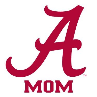 Alabama Crimson Tide MOM Clear Vinyl Decal Car Truck Sticker Bama