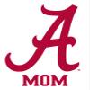 Alabama Crimson Tide MOM Clear Vinyl Decal Car Truck Sticker Bama view 1
