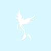 Phoenix Mythology - Vinyl Decal Sticker - 2.25" x 3.75" - White view 1