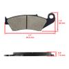 Caltric Front Brake Pads Compatible with Yamaha Yz125 Yz 125 1998-2007 / Yz250 Competition 250 1998-2002 / Yz250 50Th Anniversary 2003-2007 view 2