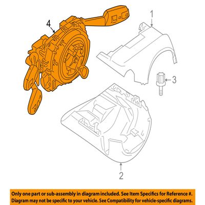 BMW 61 31 9 123 041, Combination Switch