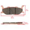 Caltric Front Brake Pads Compatible with Yamaha Xvs1300Ctf Xvs-1300Ctf V-Star 1300 Deluxe 2013 Sintered view 2