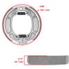 Caltric Rear Brake Shoes Compatible with Honda CMX250X Rebel 2015-2016/06430-Gbj-742 view 2