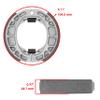 Caltric Front Brake Shoes Compatible with Honda Nh80 Nh-80 Lead Aero 80 1982-1984 view 2