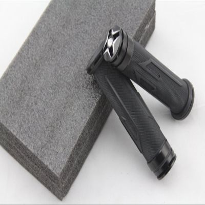 Black 2 X 7/8"(22mm) Motorcycle Universal CNC Aluminum & Soft Rubber Grips Handlebar Fit For Ducati 1098/S/Tricolor 2007-2008