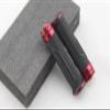 Red 2 X 7/8"(22mm) Motorcycle Universal CNC Aluminum & Soft Rubber Grips Handlebar Fit For Ducati 1098/S/Tricolor 2007-2008 view 1