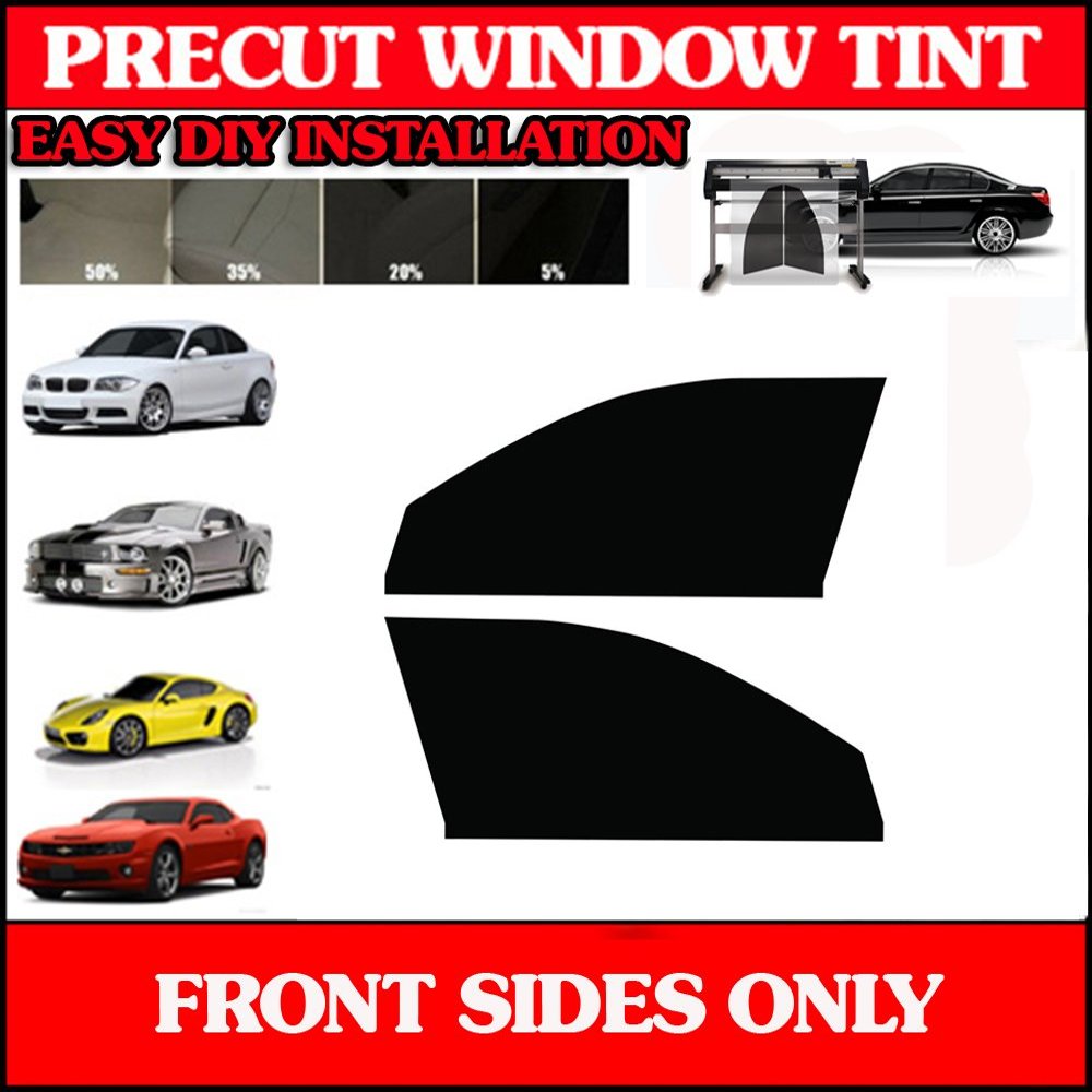 TRUE LINE Automotive Precut Window Tint Kit Front Side Windows for Chevrolete Chevy Camaro 2 Door Coupe 2010 2011 2012 2013 2014
