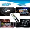 HQRP LED Bulb Compatible with Eiko 1141-Bp 40111 40176 41066, Federal Stock Number 6240-00-155-7799, Ford 09B13465 Replacement BA15s 33 LEDs SMD Cool White view 2