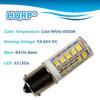 HQRP LED Bulb Compatible with Eiko 1141-Bp 40111 40176 41066, Federal Stock Number 6240-00-155-7799, Ford 09B13465 Replacement BA15s 33 LEDs SMD Cool White view 4