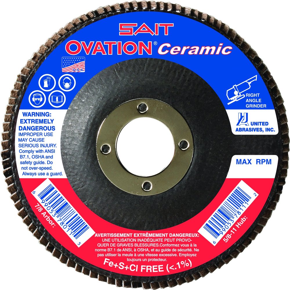 OVAT. CERAMIC 4.5x5/8-11 60X (QTY: 10)