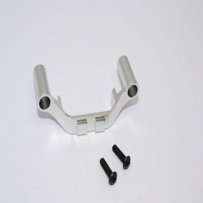 GPM For Traxxas E-Revo Brushless/E-Revo VXL 2.0 / Revo/Revo 3.3 Upgrade Parts Aluminum Front Gear Box Protector Mount With Screws - 1Pc Set Silver