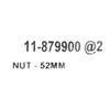 New Mercury Mercruiser Quicksilver Oem Part # 11-879900 Nut-52Mm view 3